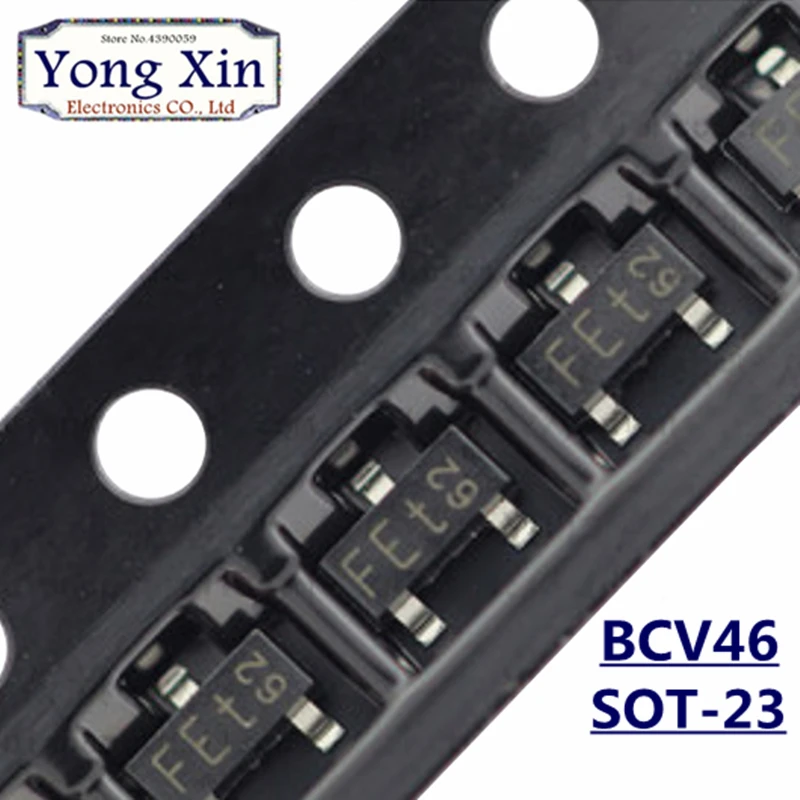 

10PCS Transistor Darlington BCV46 SOT-23 imprint: FE
