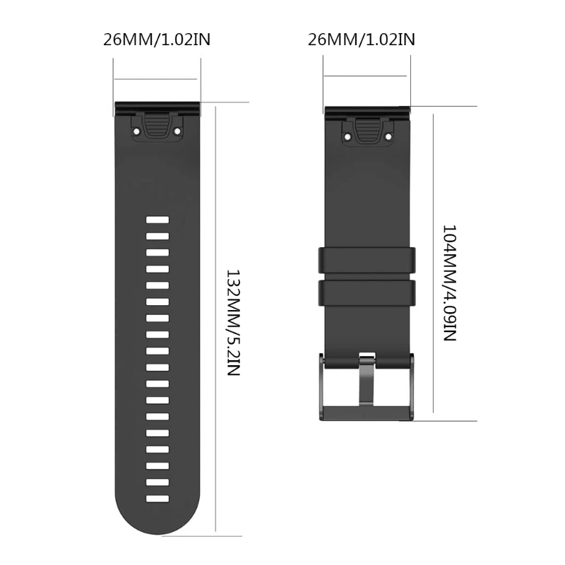 26 мм быстрая установка наручный ремешок для Garmin Fenix 5X спуск Mk1 Fenix3/HR D2 Bravo