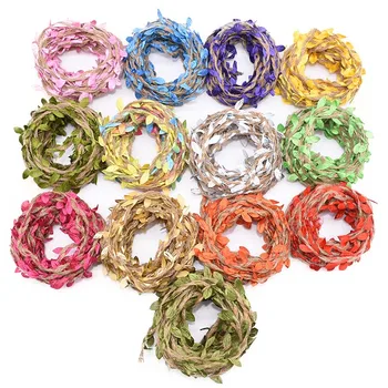 

5M Multicolor Fake Flower Rattan Wedding Decorations DIY Bridal Flowers Wreath Home Party Door Hanging Decorative Garland Vine