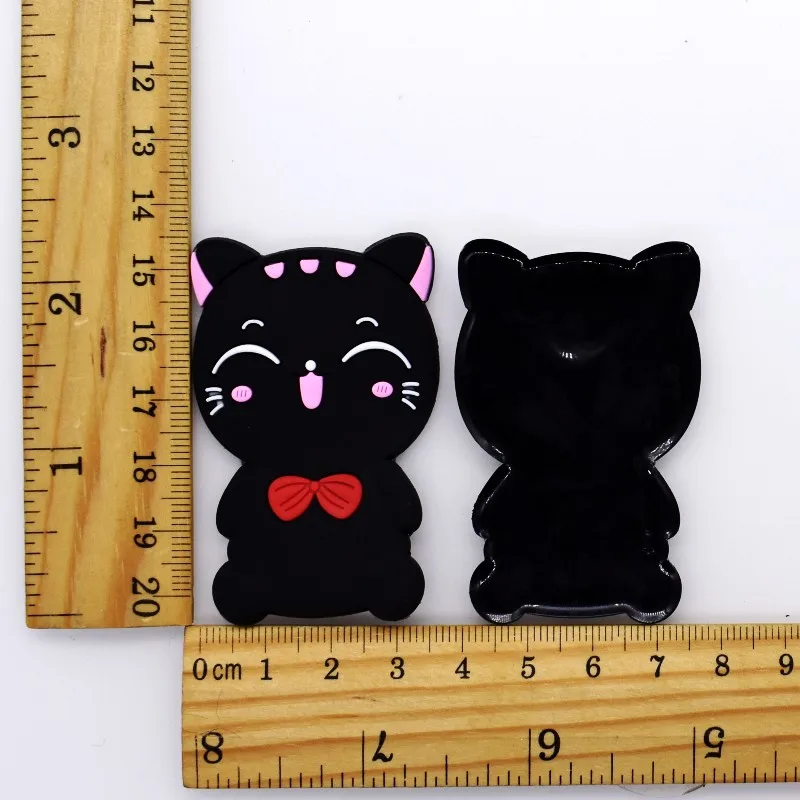 10 шт. кошки Lucky Cat Flatback мягкие подвески из ПВХ Fit Croc обувь/чехол для телефона/iPad DIY ремесло аксессуары - Цвет: 8