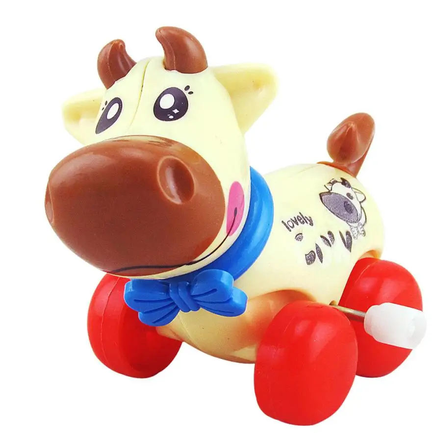 Clockwork Funny Toy Cartoon Cows Clockwork Car Educational Toys Gift