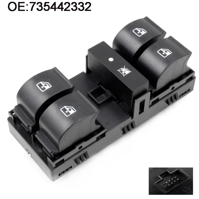 New Electric Window Control Switch Fit For Fiat Linea 735442332 735 442 332 Car Accessoriesin