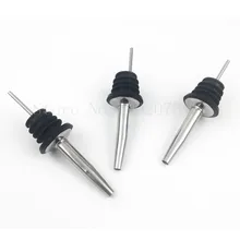 3 шт.; Лидер продаж; Нержавеющая сталь вина дозатор для оливкового масла диспенсерная насадка Стекло заливщик бутылка черного цвета