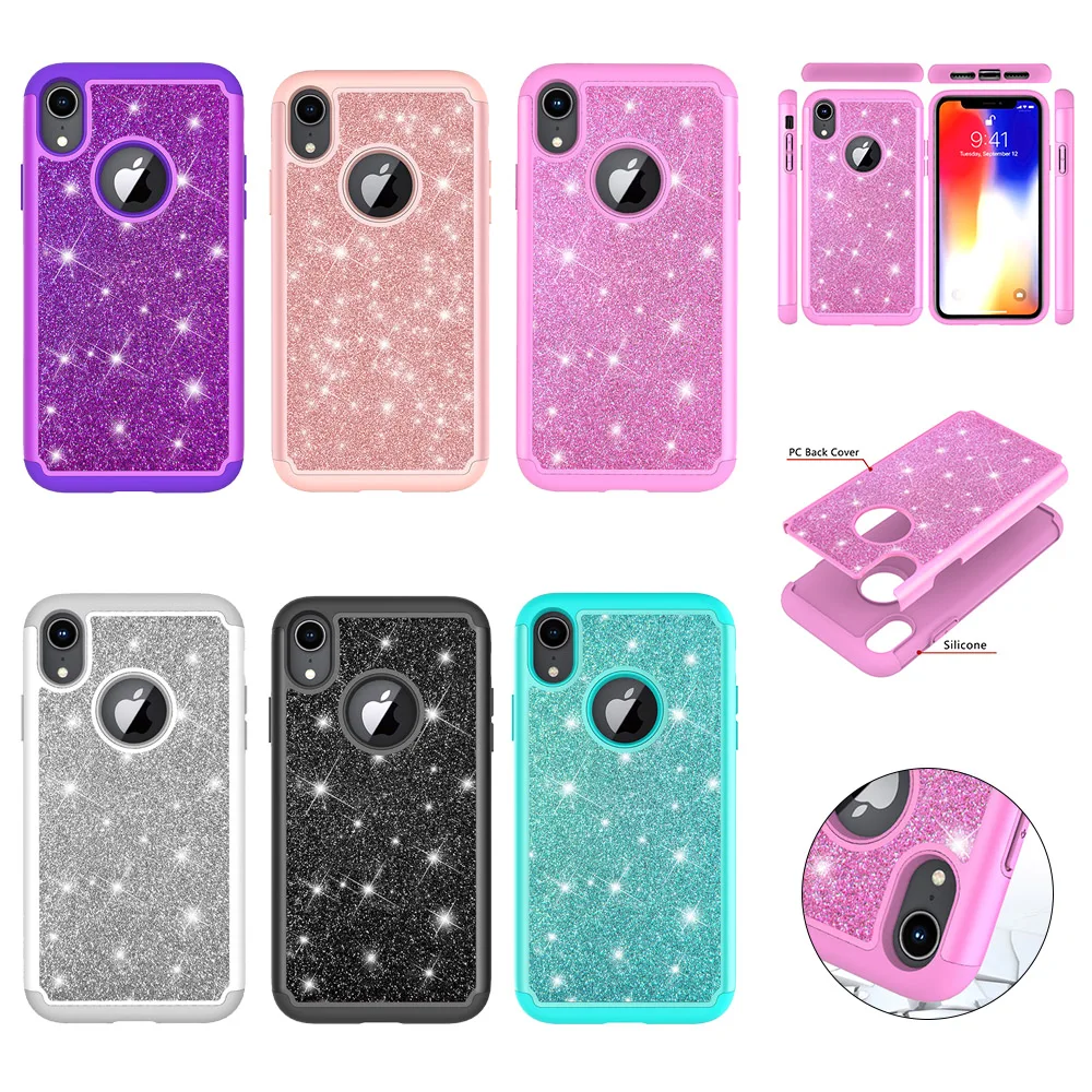 DAXING Glitter Phone Case For iPhone XR Cases For iPhone