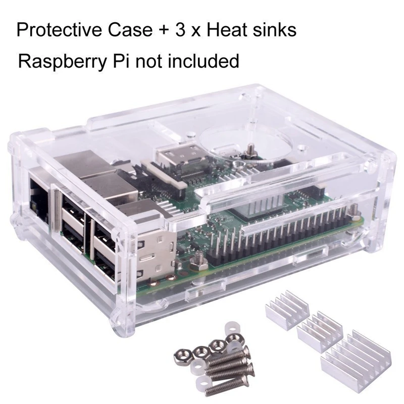 Комплект для начинающих Elecrow Raspberry Pi 3 5 в 1 сенсорный экран дюйма чехол радиаторы