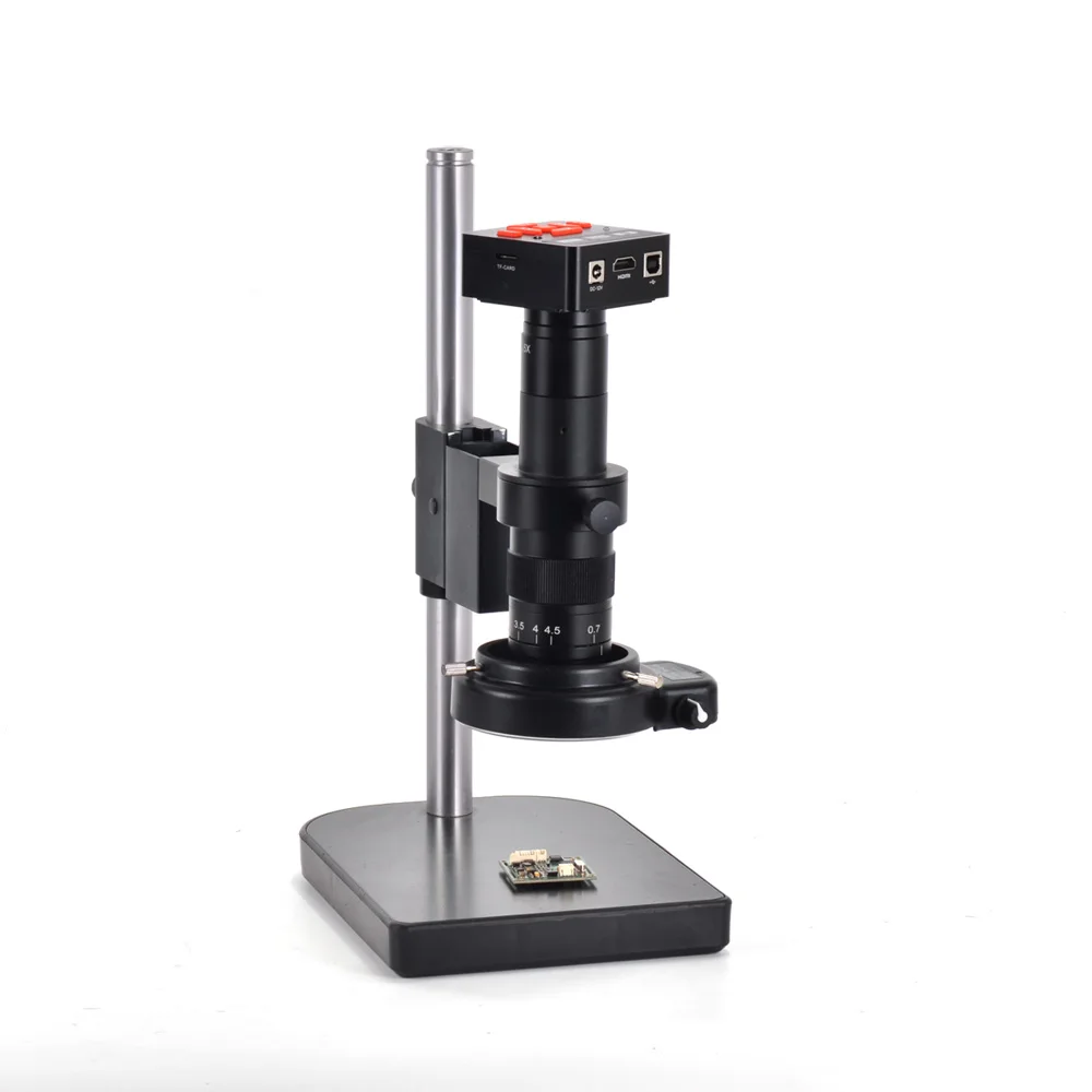 

16MP Microscope Camera Set HD 1080P 60FPS HDMI usb Digital Industry Camera C-mount 180X Lens TF Card 144LED Light PCB Repair