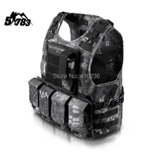Горячее предложение Охота Военная Униформа Airsoft Молл нейлон Боевая Пейнтбол тактический жилет Открытый продукты питоны зерна жилет