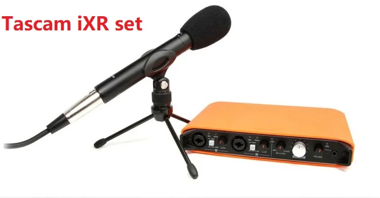 TASCAM iXR/TRACKPACK iXR USB звуковая карта аудио MIDI интерфейс для iOS/Mac/Win музыка Высокое качество для мобильного компьютера смартфона - Цвет: TRACKPACK iXR set