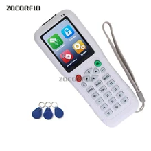 

ZX-copy5 Handheld 125KHz/13.56MHZ RFID Duplicator Copier Writer Programmer Reader/M1 Ic Decoder