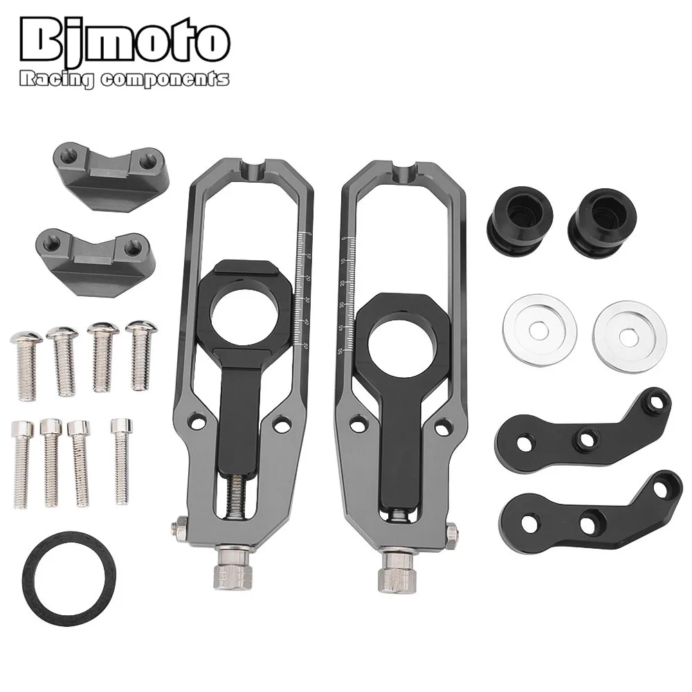 BJMOTO  Motorcycle Parts CNC Chain Adjusters Tensioners Catena  For Yamaha YZF R1 2015-2016 MT-10 2016-2017