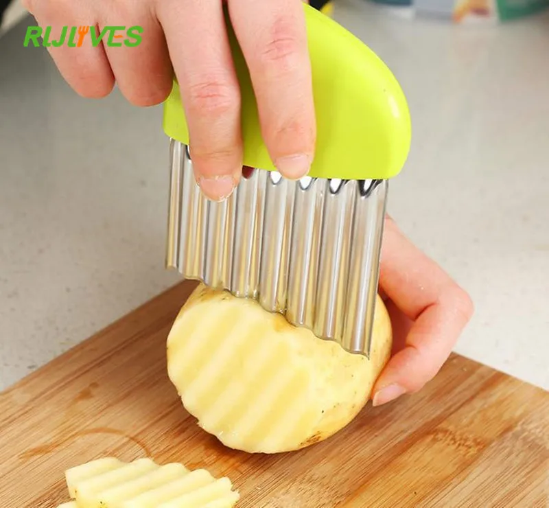 

Kitchen Vegetable Tools Vegetable Wave Chopper Potato Chips Cutter Knife