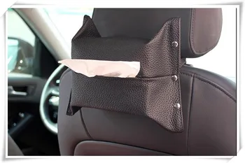 

HOT Auto Accessories PU Leather Tissue Case for Audi A6 C6 BMW F30 F10 Toyota Corolla Citroen C5 Ford Focus 3 2 Nissan Qashqai