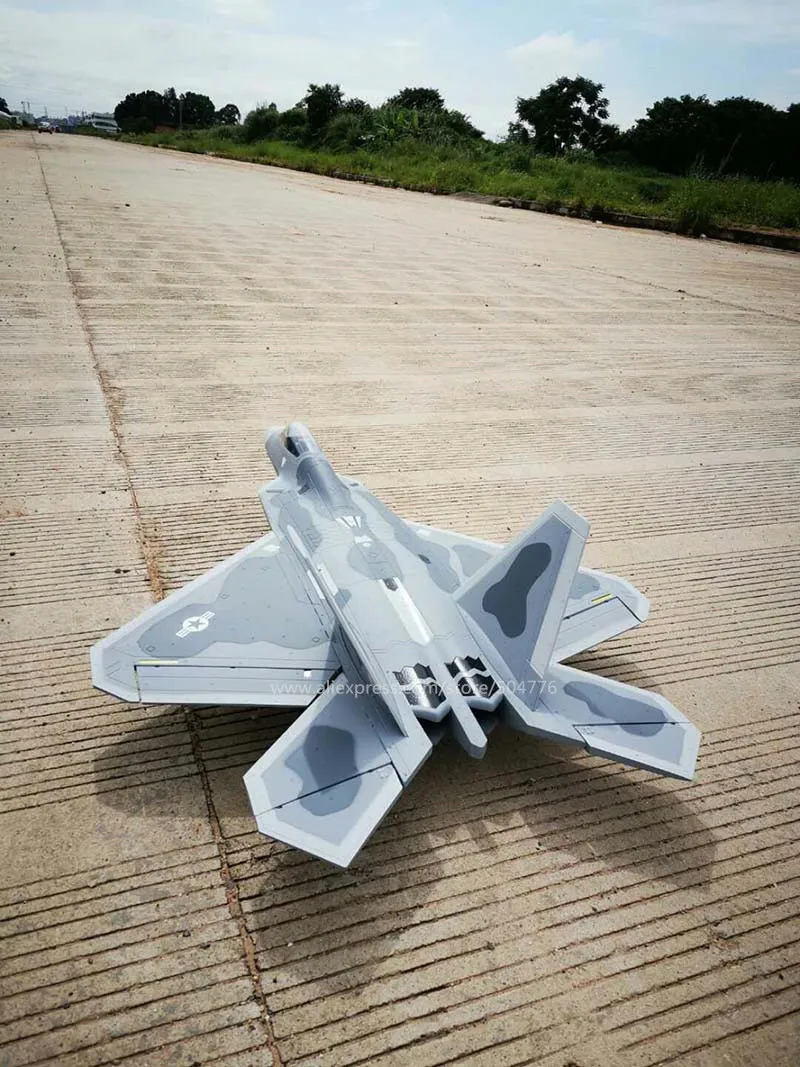 F-22 Raptor wingspan 850 мм одиночный 70 мм edf jet F22 RC plane версия PNP