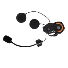 FreedConn T-MAX Intercom Full Duplex Bluetooth Interfono Moto Equitazione Auricolare 6 Riders Gruppo Citofono di Sistema con la Radio FM