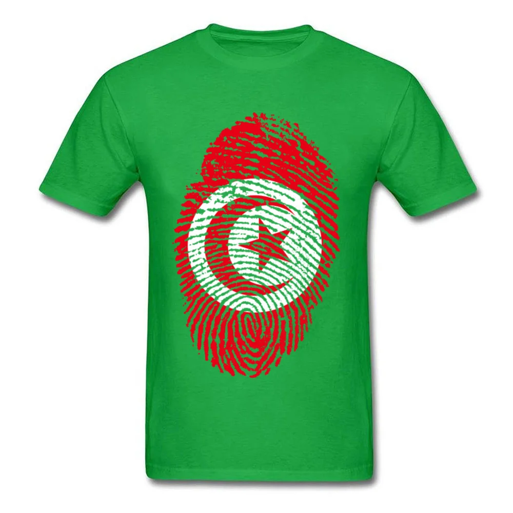 Tunisia Flag Fingerprint_green