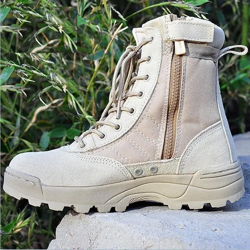 Men Military Boots special forces tactical desert combat boots outdoor
