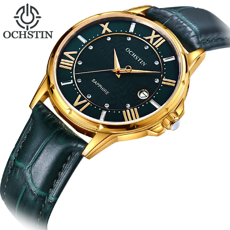 Cena 2018 kobiet zegarki luksusowe znane marki prawdziwej skóry japonia mechanizm kwarcowy zegarek kobieta zegar z automatyczną datą Relogio Feminino