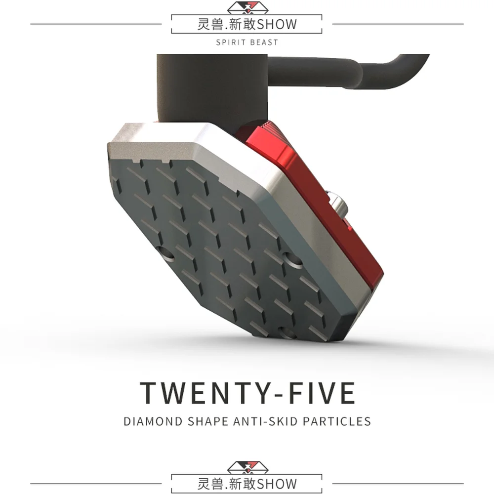  SPIRIT BEAST Side Stand Motorcycle Enlarger Pad Plate Soporte for Kawasaki Bmw Honda Yamaha Triumph