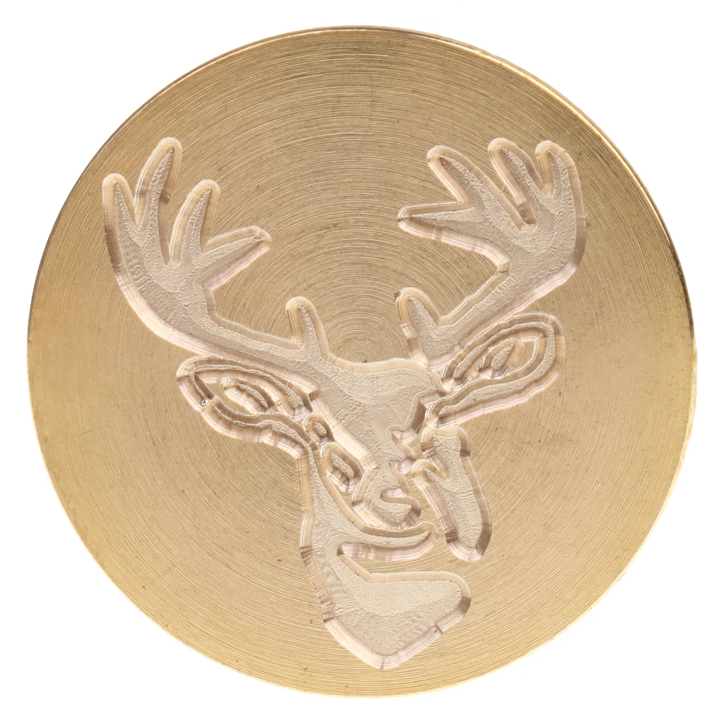 Vintage Sealing Seal Wax Stamp Christmas Deer Snowflake Tree Model for Wedding Invitations