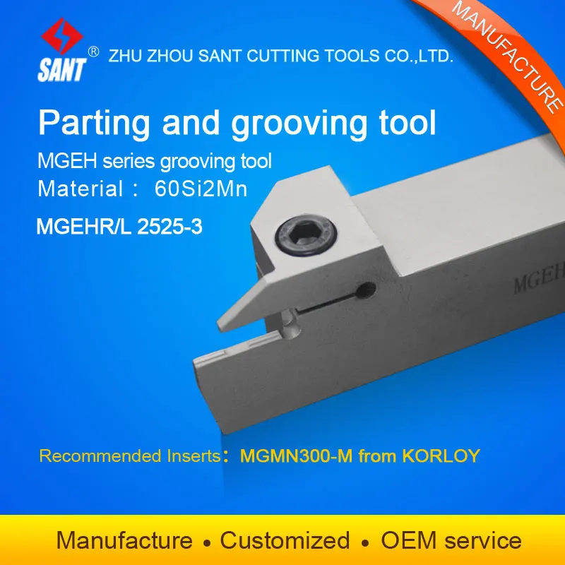 

MGEHR2525-3,CNC Lathe Extermal Grooving Tool Holder Cutter For Inserts MGMN300-M Factory Outlets, Boring Bar,cnc Machine