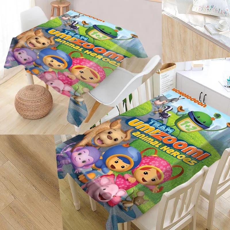 Новое поступление уникальная команда umizoomi скатерть из водонепроницаемой ткани