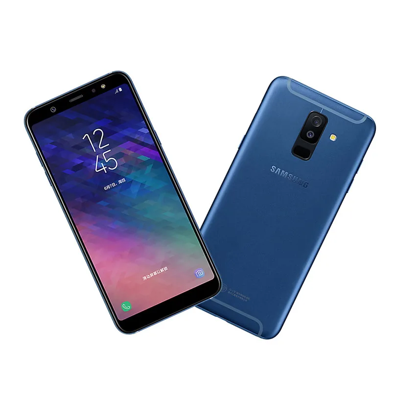 Samsung Galaxy A6050 A6+ мобильный телефон 6,0 дюймов FHD 4 Гб+ 64 Гб Восьмиядерный 16,0 Мп+ 5,0 МП 24,0 МП фронтальная камера Android 4G LTE смартфон