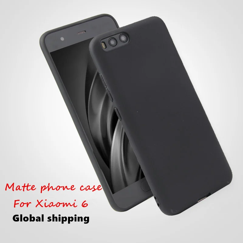 

Case For Xiaomi 6 6GB 4GB Silicone color Matte soft shell Cover MI6 Global Edition 5.15inch Snapdragon835