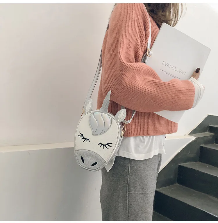 Sequins Unicorn Shoulder Bag For Girls -Unicorn Fashion