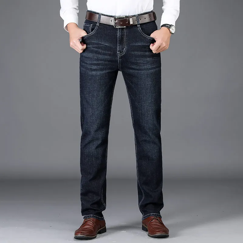 Jeans Men Male Jean Homme Mens Men'S Classic Fashions Pants Denim Biker Luxe Pant Slim Fit Baggy Straight Trousers Designer