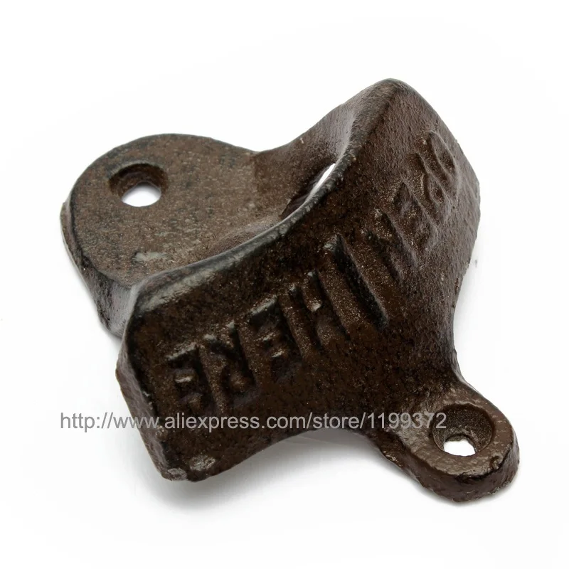 500pcs Wall Mounted Vintage Antique Bottle Beer Opener Hanging Wall