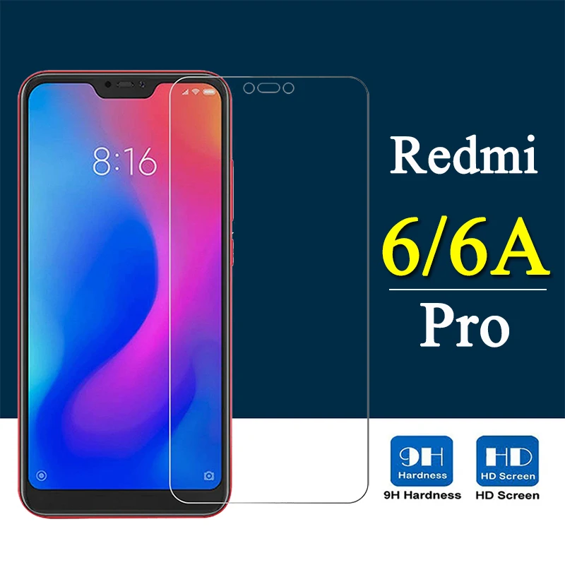 Protective Glass on the ksiomi(redmi)6 for xiaomi 6A pro phone A6 A2lit xiaomei reami xiomi 6pro Screen glas Tempered Film Tremp |