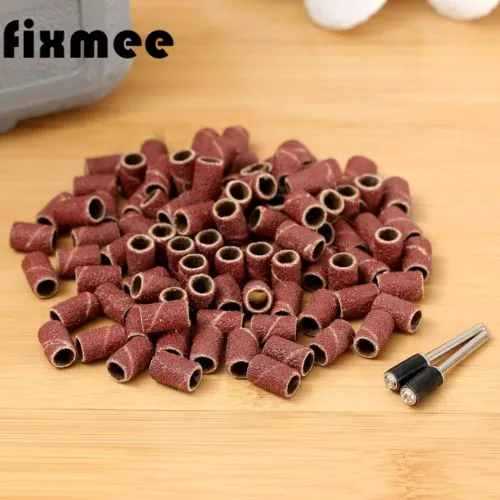 Fixmee 100 шт 80 # шлифовальный барабан песочные ленты хвостовик роторный инструмент W/2