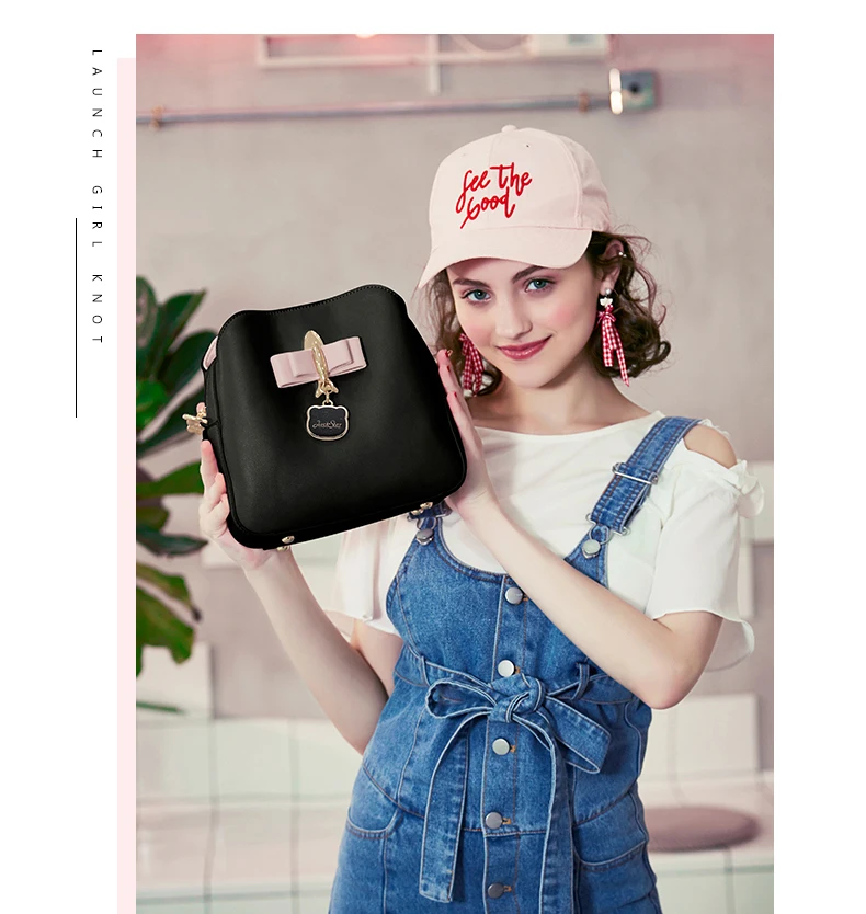 Just star women leather shoulder bag 6