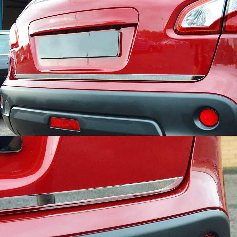 Для Nissan Qashqai / + 2 2007 2008 2009 2010 2011 2012 2013 хромированная Задняя Крышка багажника крышка