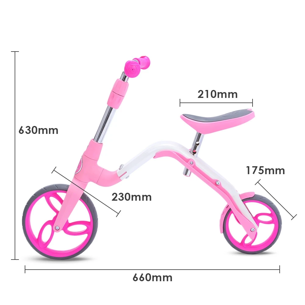 AEST B02 мини-самокат ребенок 3 в 1 баланс велосипед игрушки для катания для детей 3-5 лет