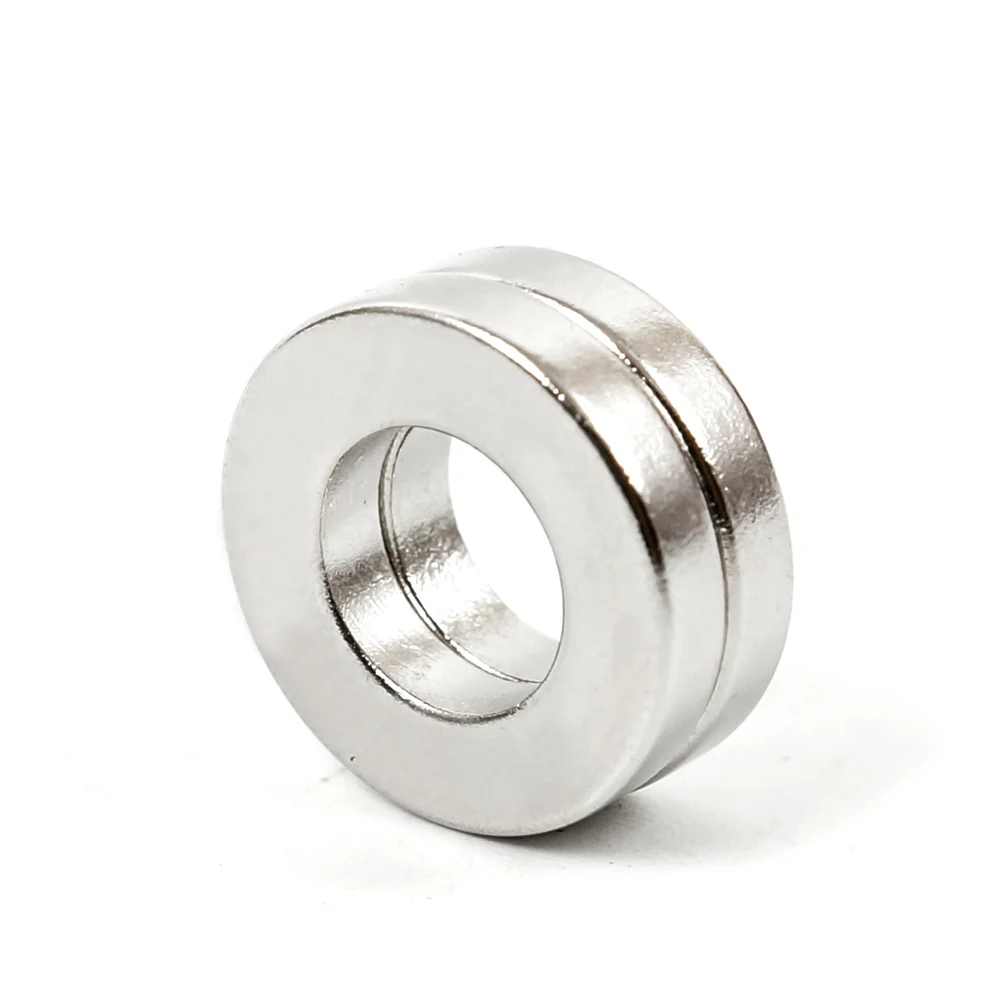U-JOVAN 2 шт. диаметр 16x3 мм отверстие 8 мм кольцо Круглый Неодимовый Магнит Редкоземельные перманентные магниты для художественного ремесла 16*3-8 мм