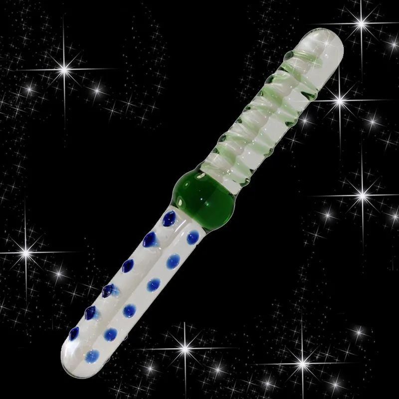 Pyrex Glass Dildo Double Ended Headed Crystal Fake Penis Anal Butt Plug G Spot Stimulators Sex Toys For Woman | Красота и здоровье
