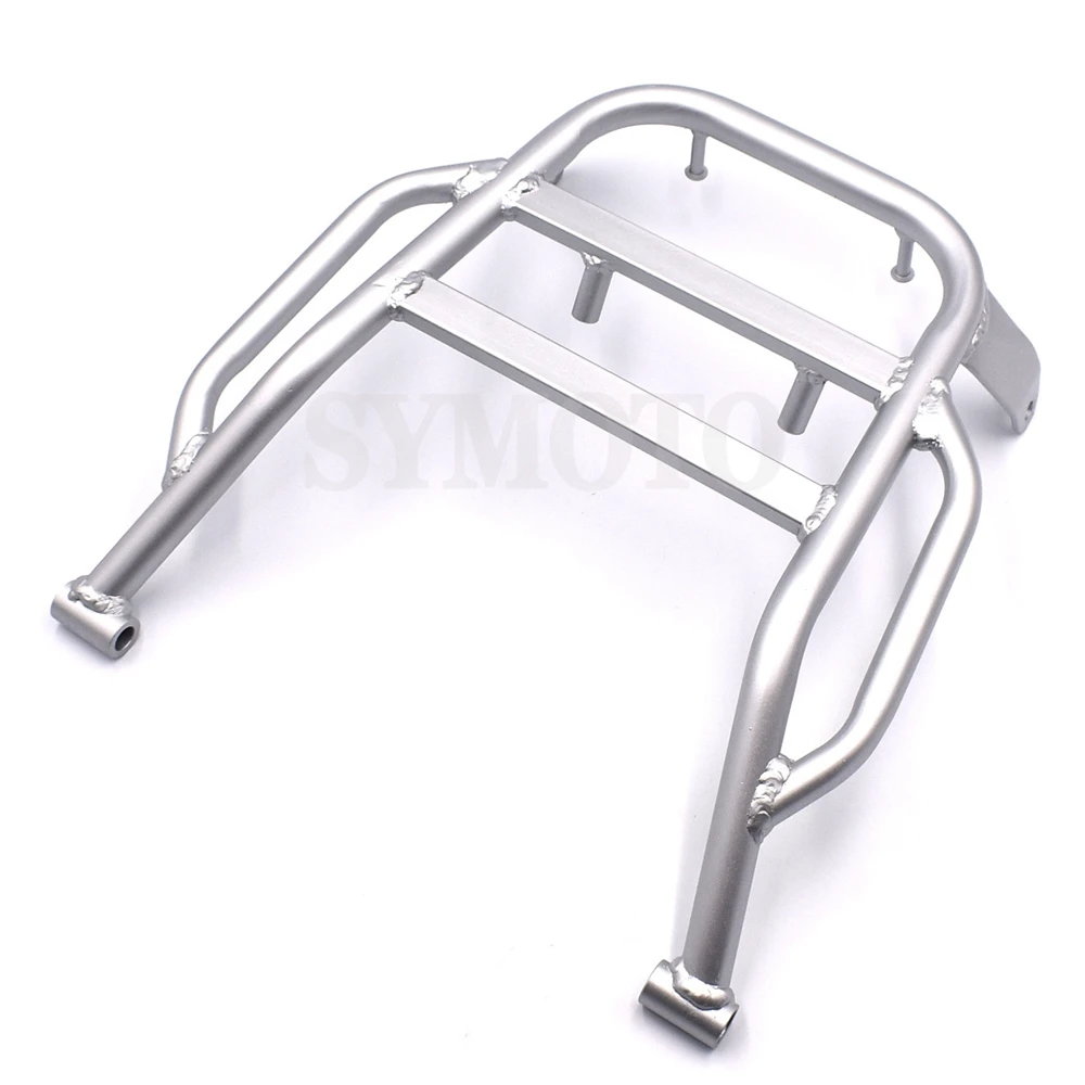 Motorcycle Accessories Silver Rear Luggage Rack Cargo Shield For Suzuki