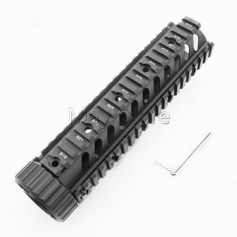 AR15 Handguard 9 "Free Float Quad Rail RIS Handguard Пикатинни Замена Handguard для. 223 5.56