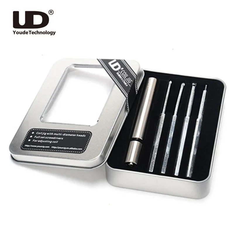 

UD Coil JIG with Multi Diameter Heads for Ajusting Coil Tool Metal Coiler Heating Wire for DIY RDA for Tightening of Coil Rods