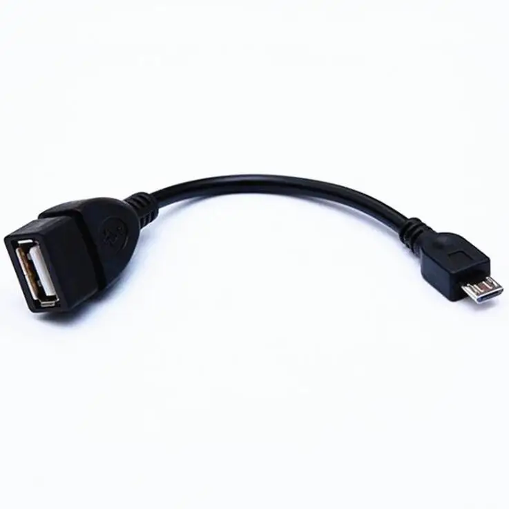 

800pcs/lot USB Female to Micro USB 5 Pin Male Adapter Host Cable OTG For Camera for Mobile Cell Phone for Mp3 Tablet PC