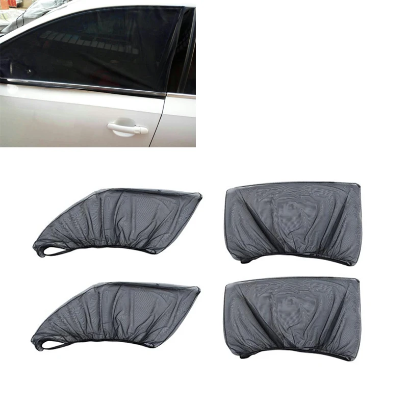 Car Side Window Sunshade Insect Mesh Cover Curtain Sun Shade Visor Interior Accessories For VW Volkswagen Golf 6 7 | Автомобили и