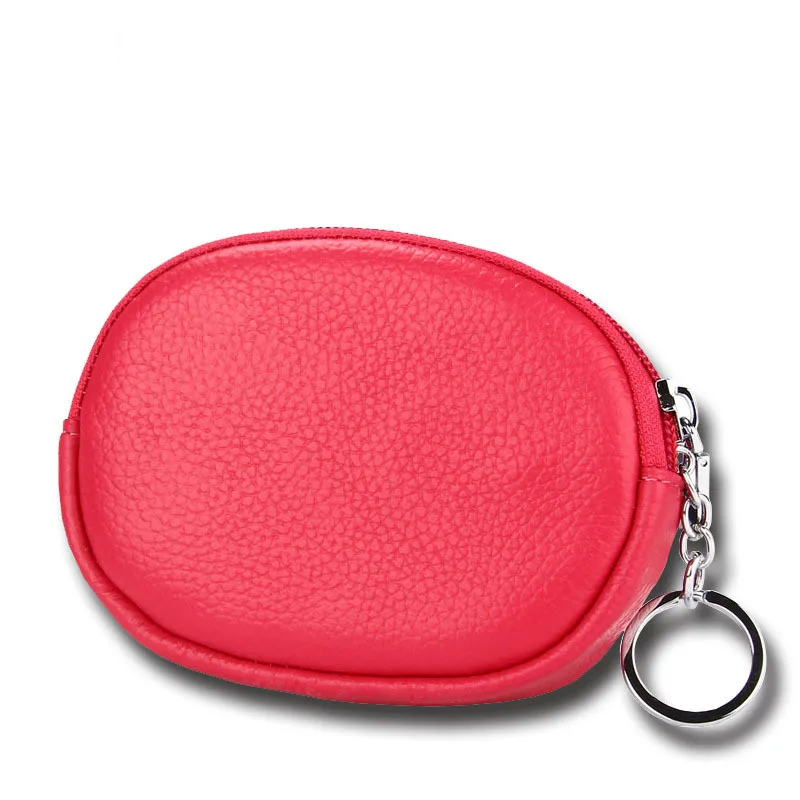 

Women Mini Wallets 2018 Fashion Coin Purses Genuine Leather Small Wallet For Girls Key Chain Holder Handy Bag Carteira Feminina
