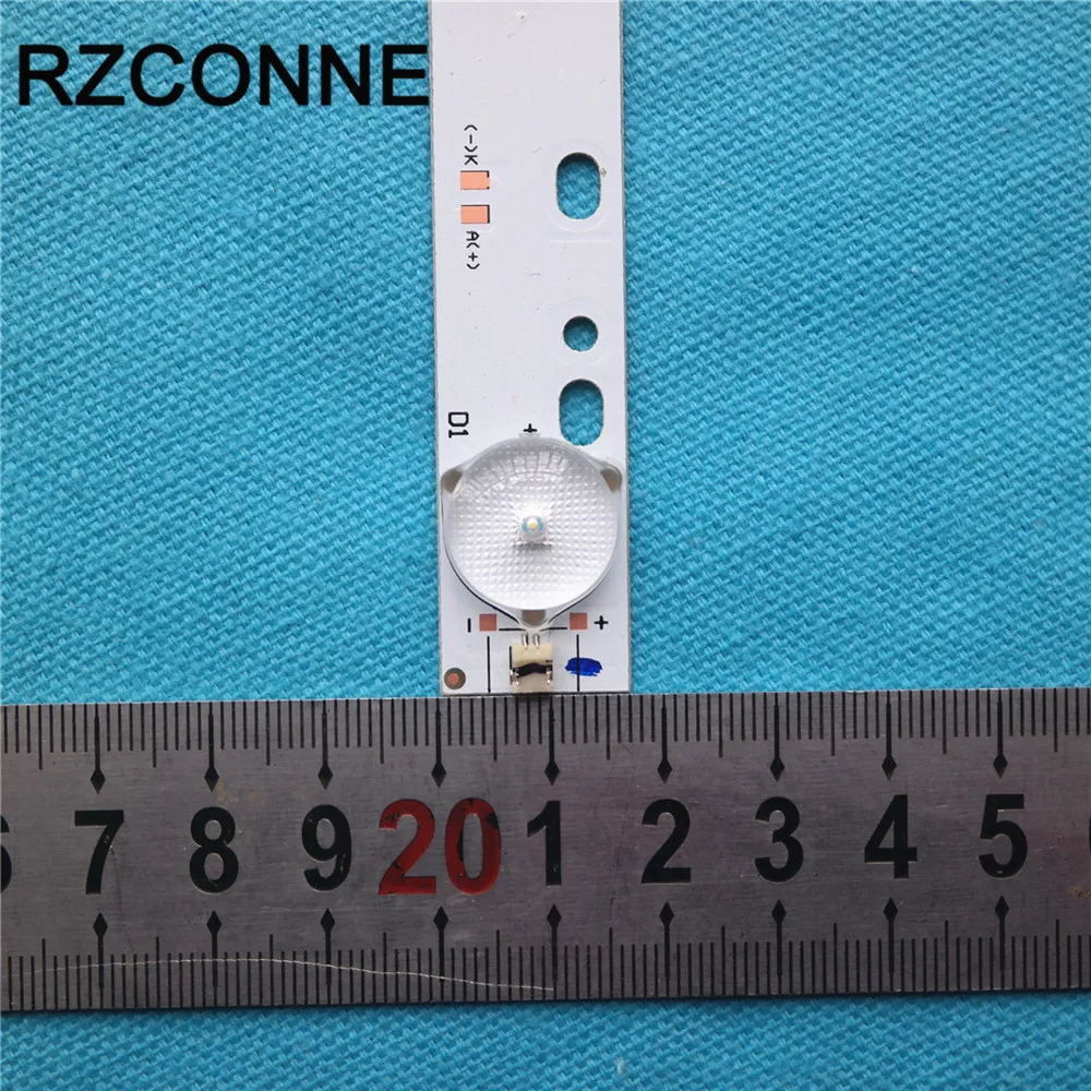 3 шт. 32 ''570 мм* 17 мм 10 светодиодный s светодиодный Подсветка лампы светодиодный полоски w/оптические линзы Fliter для ТВ монитор Панель 30V