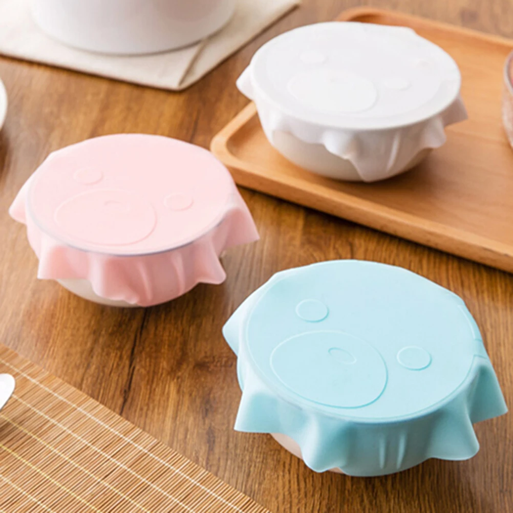 

Silicone Saran Wrap Reusable Cling Film bowl Seal Cover Stretch Kitchen Microwave heating Refrigerator Food Fresh Keeping Lids