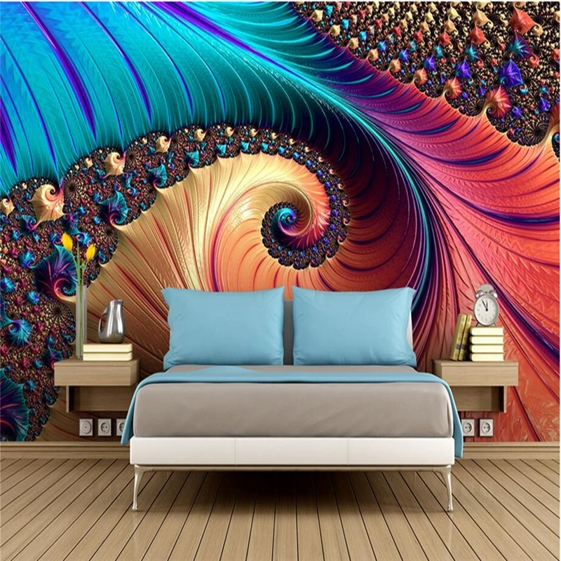 

Custom 3D Wall Mural Wallpaper Abstract Fashion Jewelry Painting 3D Wallpaper Living Room Wallpaper Decorative Wall Mural Modern