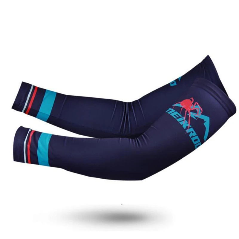 

CKAHSBI Outdoor Bicycle Ring France team Sleeve Arm Sun UV Protection Ice Cycling Glove Sleeves Silicone Elastic Bike Sport