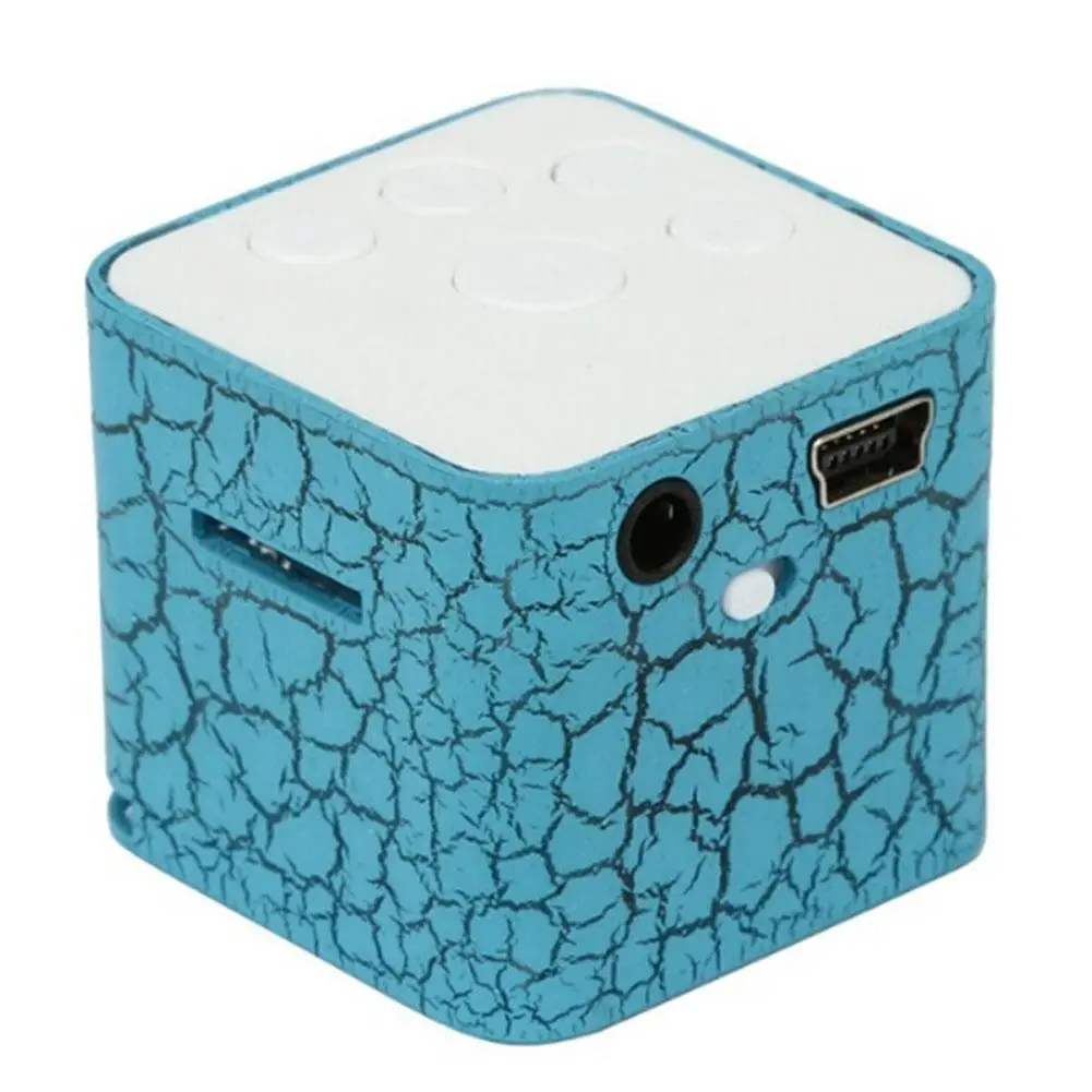 

Portable Cubic Colorful LED Light Stereo Mini Speaker TF Wireless MP3 Player 2019NEW