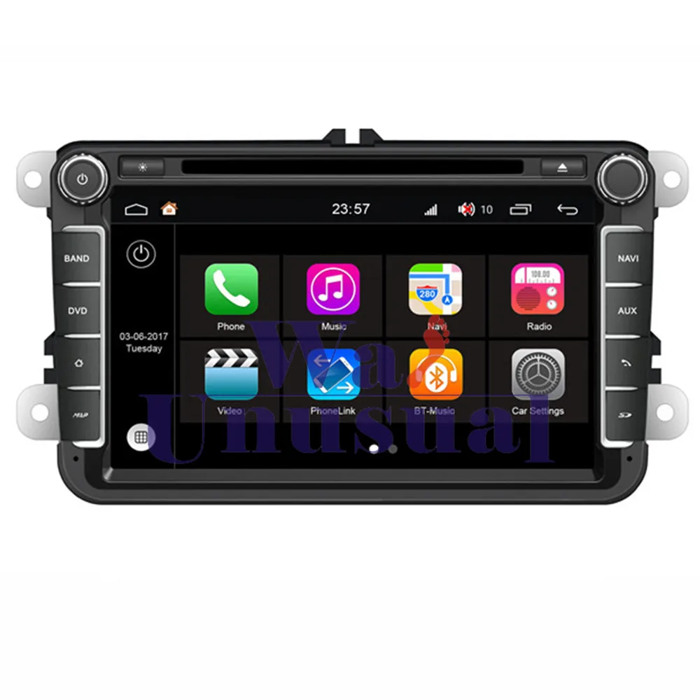 Wanuary 8 &quotWINCA S190 Android 7 1 четырехъядерный 16G 2G RAM Автомобильный DVD плеер для VW