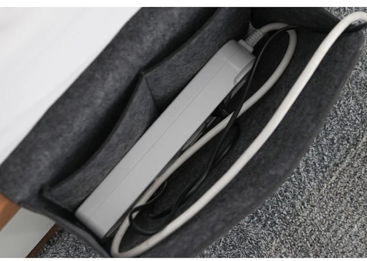 Офисная сумка для хранения в скандинавском стиле, прикроватная подвесная сумка, войлочная крышка на заднее сиденье, многокарманный контейнер для плоского хранения телефона